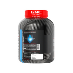 GNC AMP Pure Isolate 4 lbs whey protein container