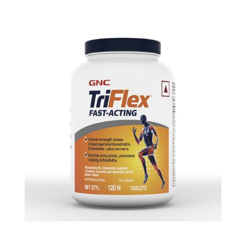 GNC TriFlex Fast Acting 120 tablets bottle
