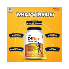 GNC TriFlex Fast Acting 120 tablets bottle