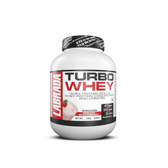 Labrada Turbo Whey Protein Creamy Strawberry 4 lbs container