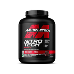 MuscleTech NitroTech Ripped whey protein 1.81 kg container