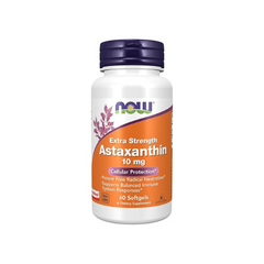 NOW Foods Astaxanthin 10 mg extra strength softgels bottle