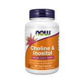 NOW Foods Choline & Inositol 500 mg capsules bottle