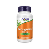 NOW Foods Fenugreek 500 mg capsules bottle