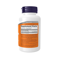 NOW Foods L-Arginine 500 mg capsules bottle