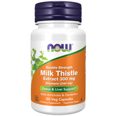 NOW Foods Milk Thistle Extract 300 mg double strength bottle