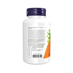 NOW Foods Slippery Elm 400 mg capsules bottle