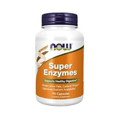 NOW Foods Super Enzymes 90 tablets bottle