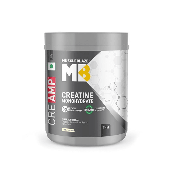 Muscleblaze Creatine Monohydrate C(Unflavored, 250 g / 0.55 lb, 80 Servings) Muscleblaze