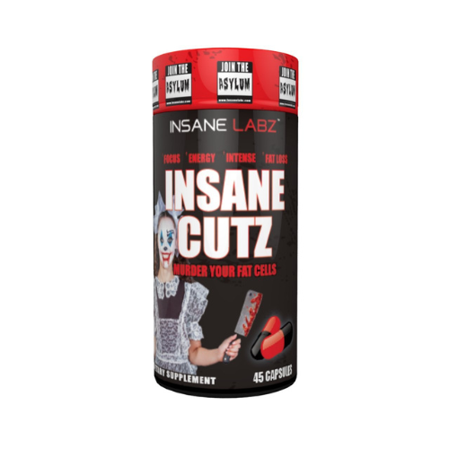 Insane Labz Insane Cutz fat burner capsules bottle