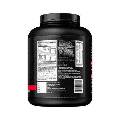 MuscleTech NitroTech 100% Whey Gold protein jar