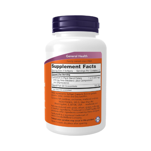 NOW Foods Beta-Sitosterol 90 softgels bottle