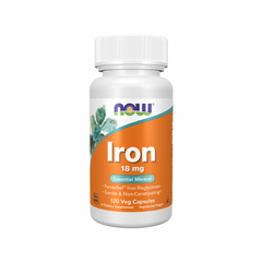 NOW Foods Iron 18 mg Capsules