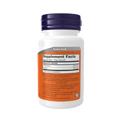 NOW Foods L-Theanine 200 mg double strength veg capsules bottle