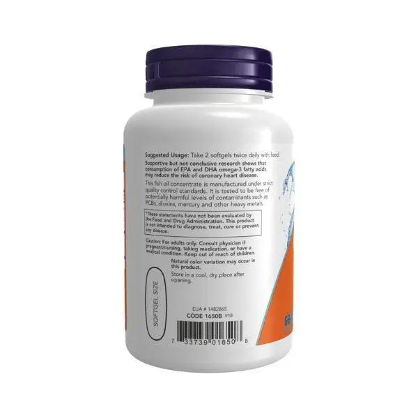 NOW Omega 3 Fish Oil Supplement