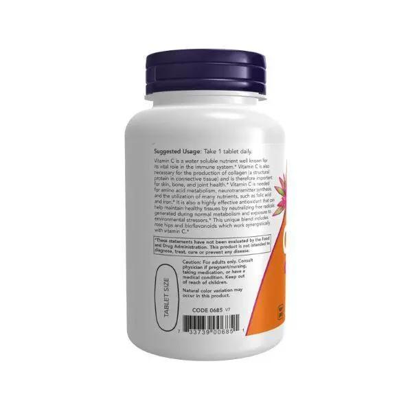 Now Foods Vitamin C supplement container