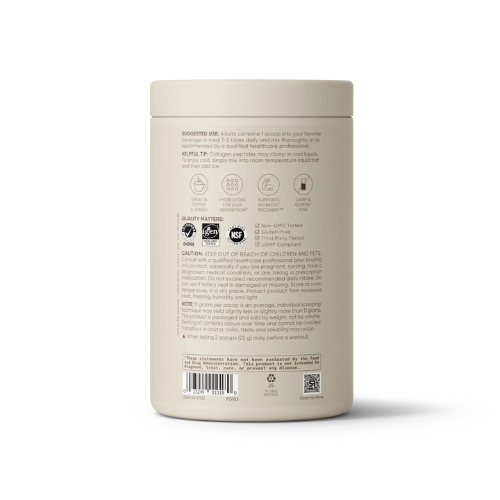 Sports Research collagen peptides supplement packaging