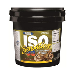 Ultimate Nutrition ISO Sensation 93 whey isolate protein 5 lbs container