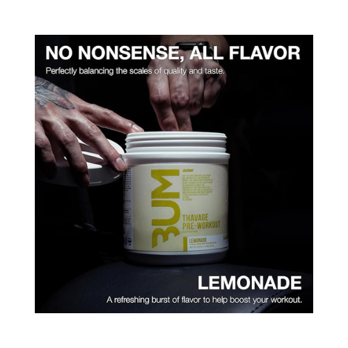 RAW Preworkout Powder, Thavage  Cbum Pre 40 Serving CBUM