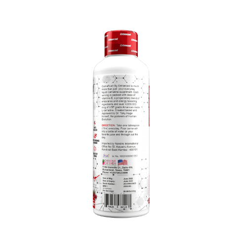 Enhance Carn Rush L Carnitine 4000 mg | Flavored Candy Apple Enhance Athelte