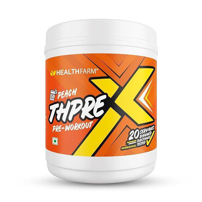 Healthfarm ThPreX Pre-Workout Powder Supplement for Men & Women Health Farm