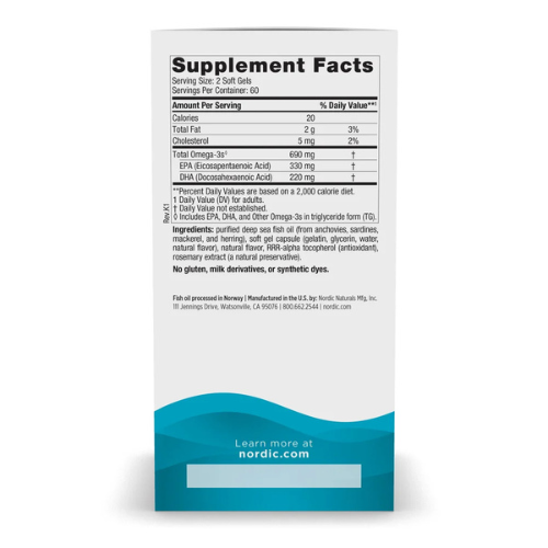 Nordic Naturals Omega 3 - 120 Softgels Nordic Naturals