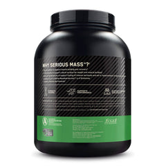 OPTIMUM NUTRITION (ON) Serious Mass High Protein High Calorie Weight Gainer Powder - 3 kg (Chocolate)  Vegetarian Optimum Nutrition