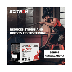 Scitron Volcano Pre Workout 300g  (60 Servings  Healthy Pre-workout) Scitron