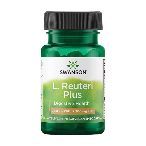 Swanson, L. Reuteri Plus, 30 Vegan EMBO Caps® AP Swanson